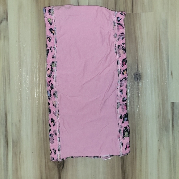 Bandeau Lace & Mesh Pink Animal Print - Picture 7 of 10